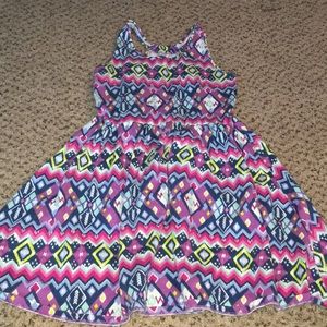 Soft printed pattern dress